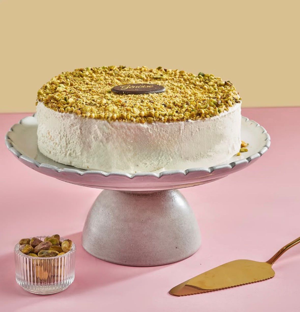 Mastic and Pistachio Cake