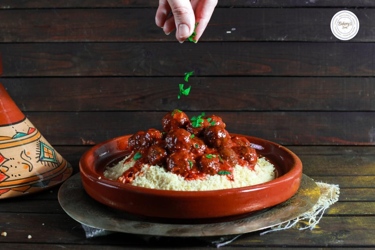 Moroccan Meat Tajine with Couscous