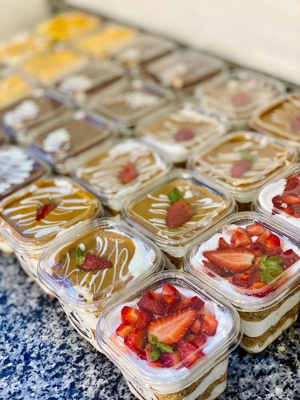 Strawberry kunafa jar