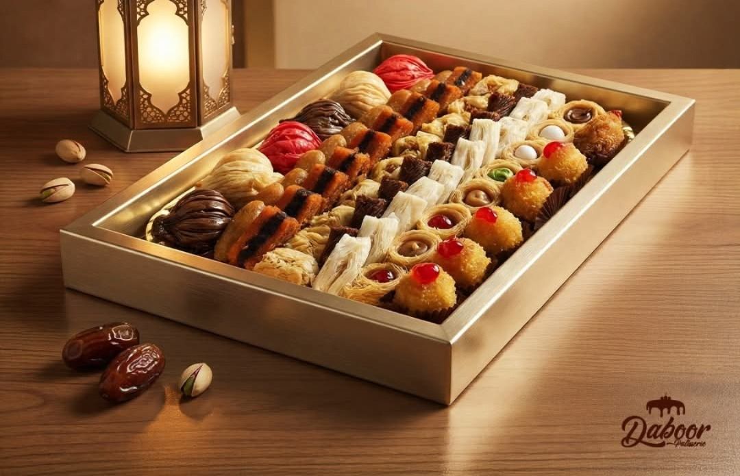 Assorted soft oriental sweets