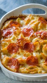 Pepperoni White Sauce Pasta