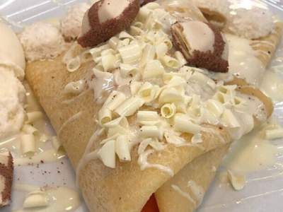 White Chocolate Crepe