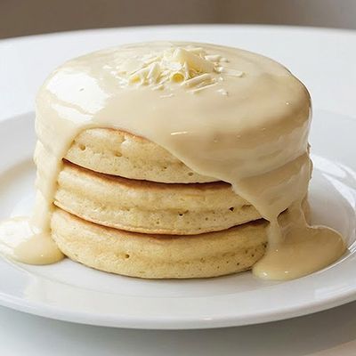 White Chocolate Pancakes