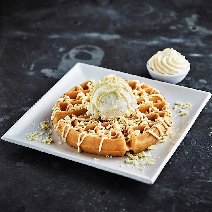 White Chocolate Waffle