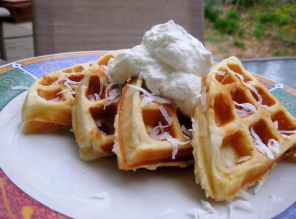 White Chocolate Waffle