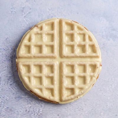 white chocolate waffle