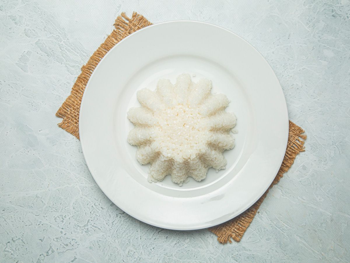White Rice Plate