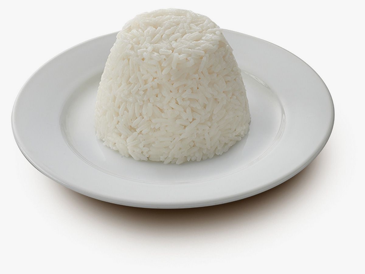 White Rice Platter