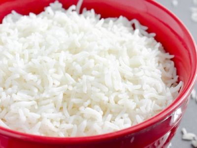 Plain White Rice Platter