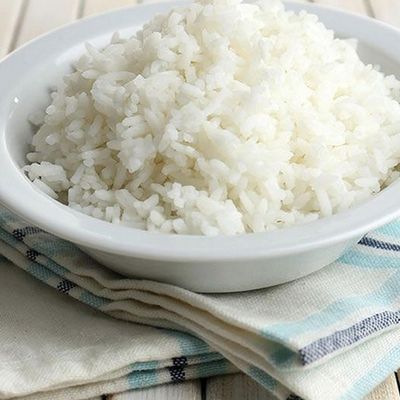 White Rice Plate