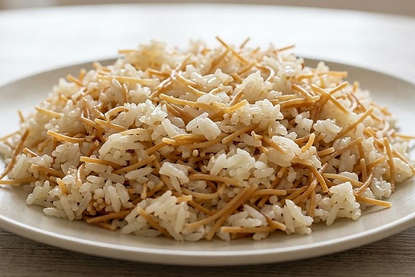 White Rice or Vermicelli Rice Plate