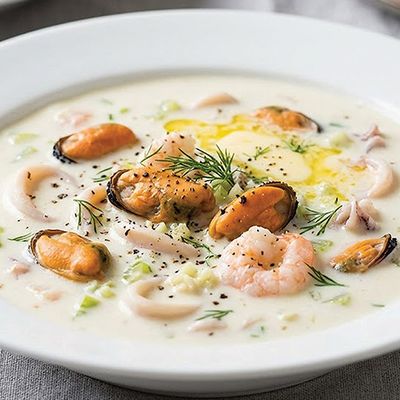 White Seafood Soup