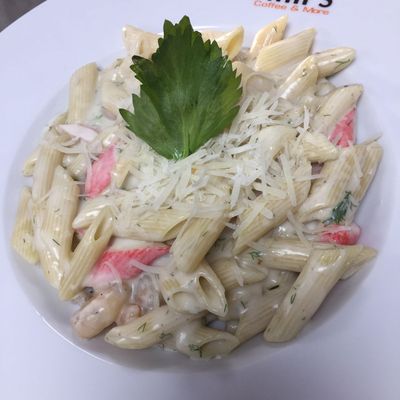 White Seafood Pasta