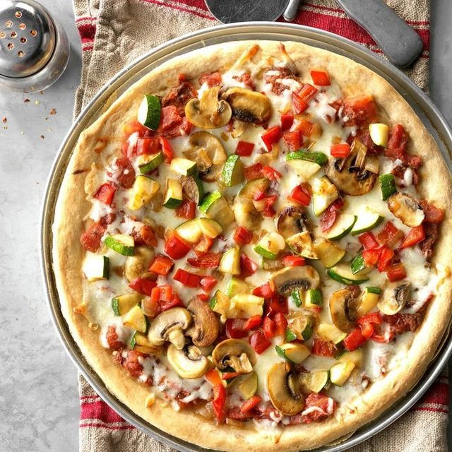 Vegetarian Pizza .