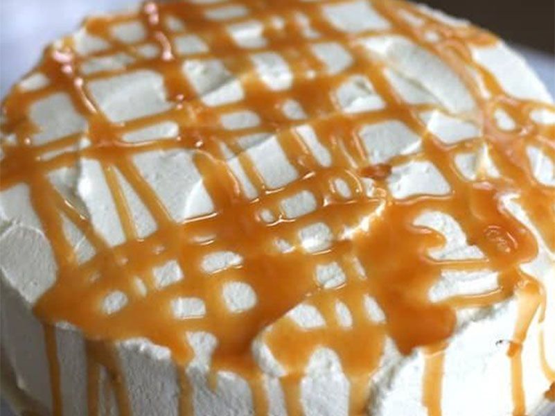 Three-whole Milk Caramel Cake