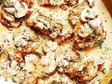 Whole Chicken With Mushroom Sauce