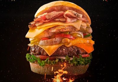 Wild Blue Burger Sandwich