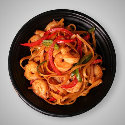 Yaki Udon with Shrimp