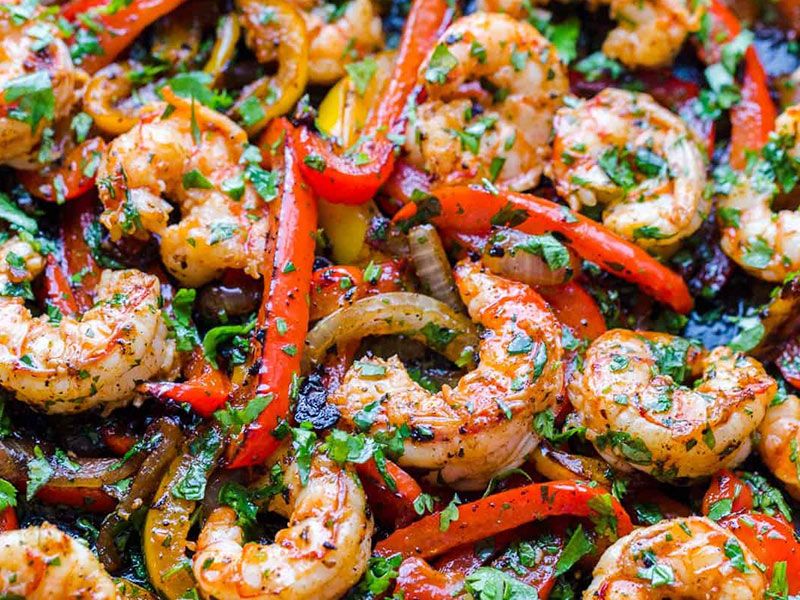Shrimp Fajita Platter