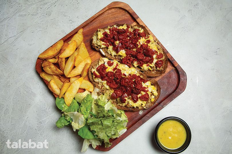 Scrambled Eggs & Sausage