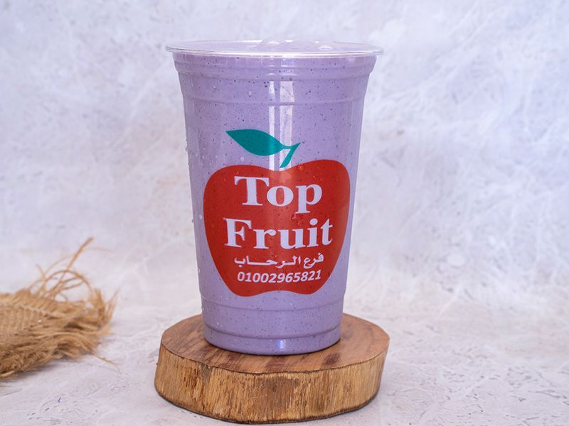 Yogurt With Berry Juice