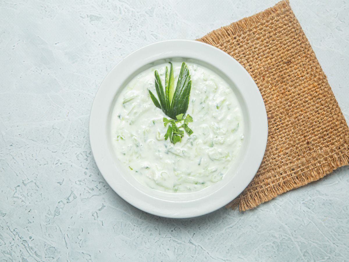 Cucumber With Milk Salad