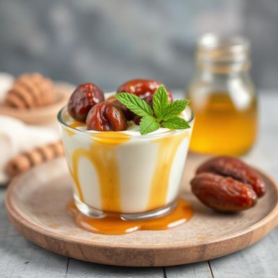 Yogurt with Dates and Honey