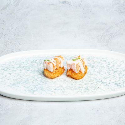 Shrimp Mayonnaise Crispy Rice Nigiri