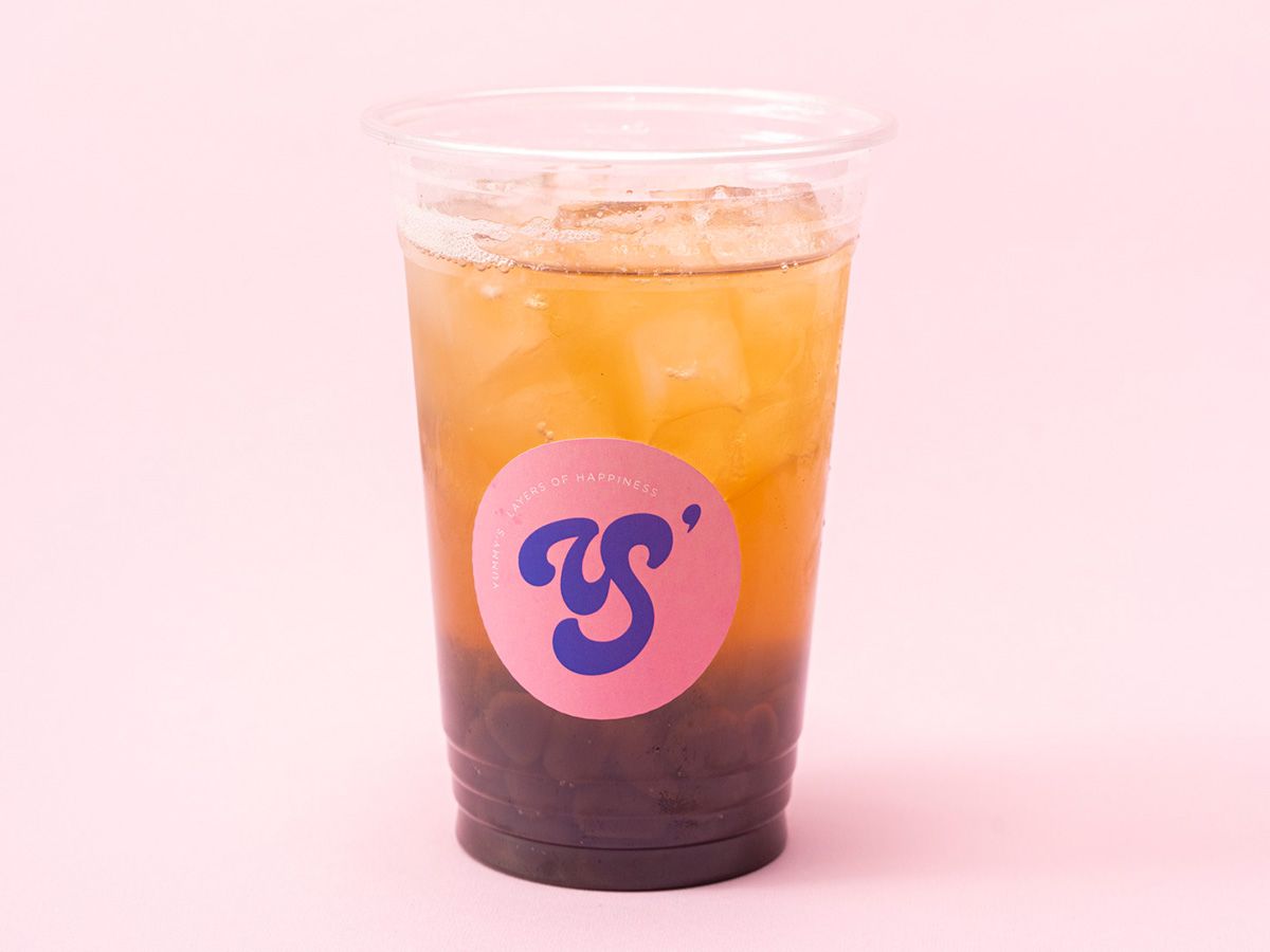 Ice Tea Peach Boba