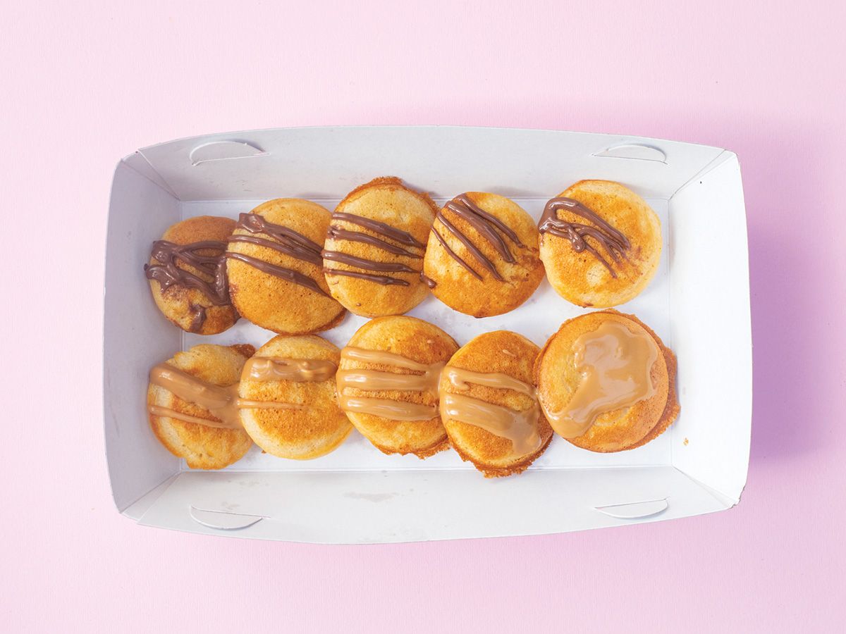 Mini Pancake Nutella and Lotus