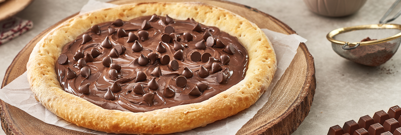 Lotus And Nutella Pizza