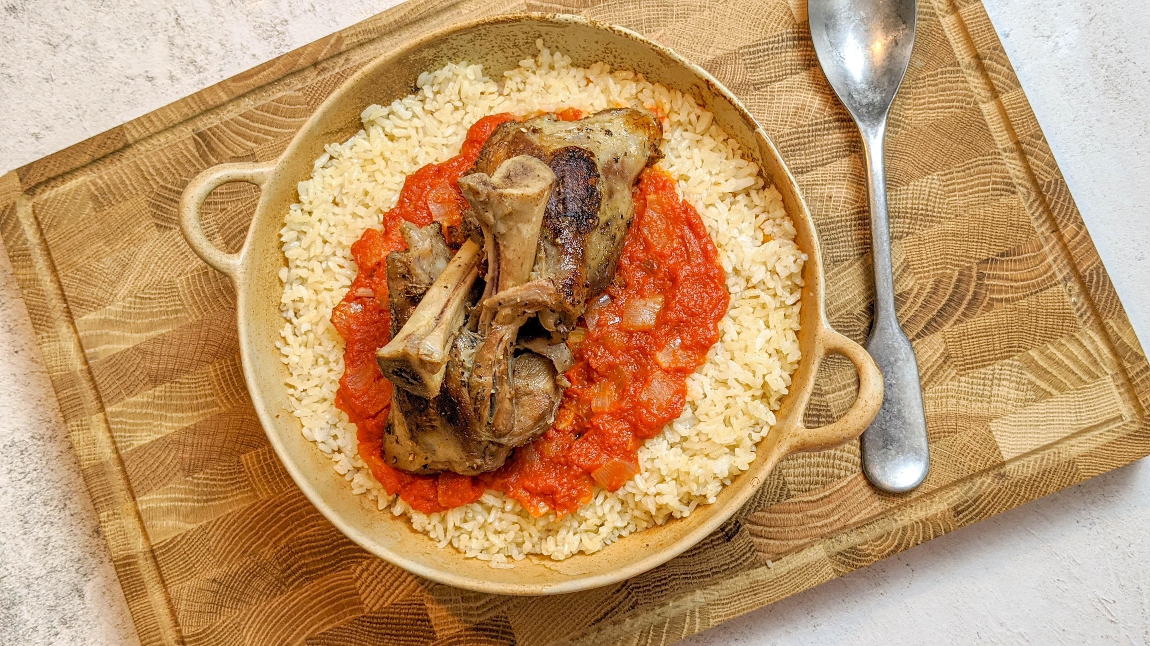 Lamb Fatteh With Shank
