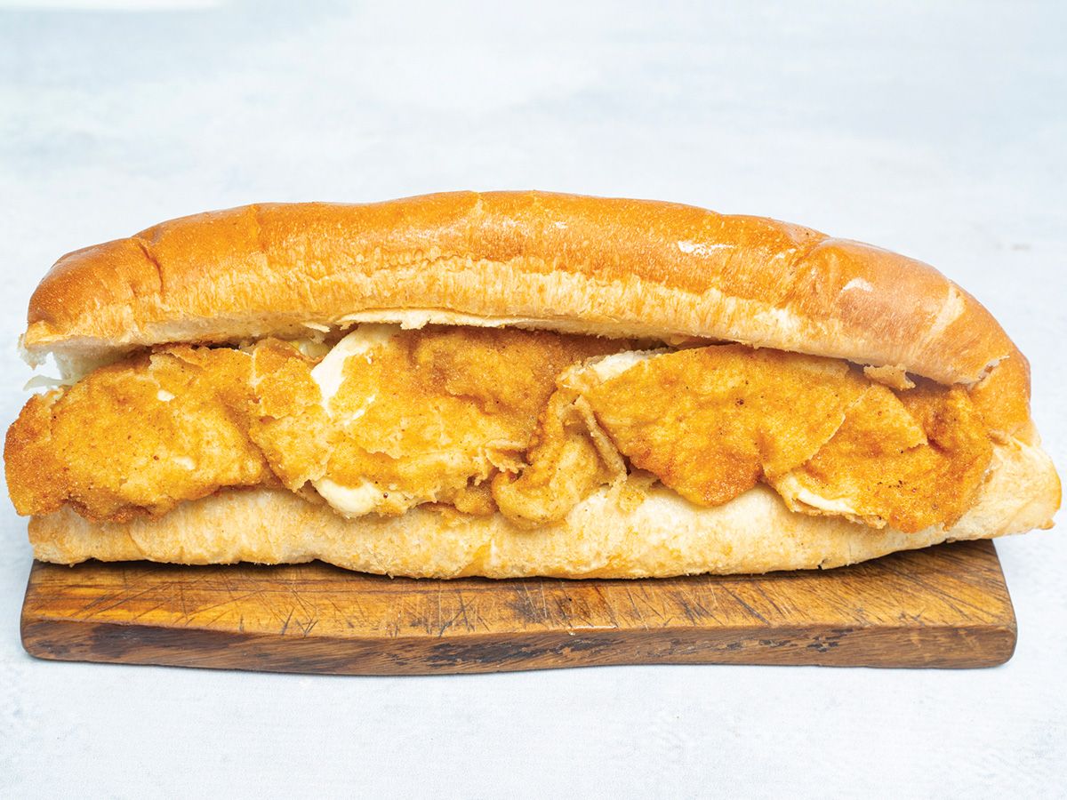 Syrian Fried Chicken Pane Sandwich