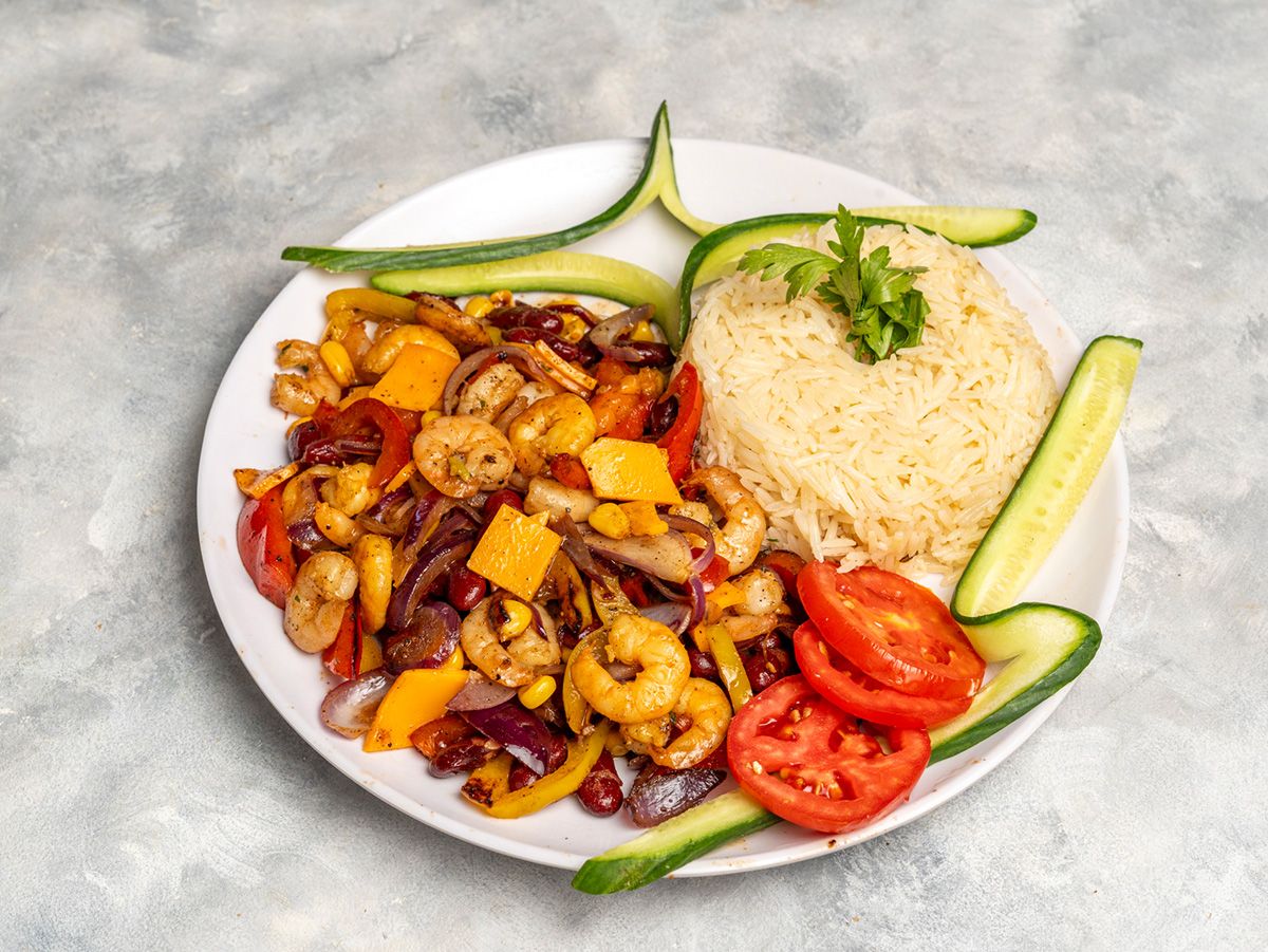 Shrimp Fajita Sandwich
