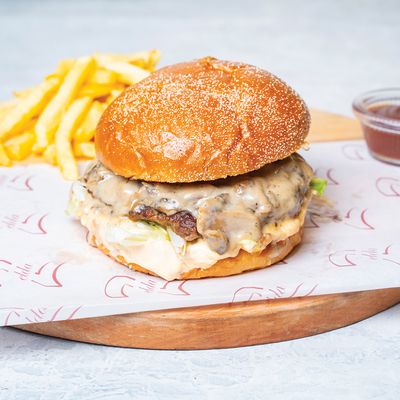Mashroom Burger Sandwich