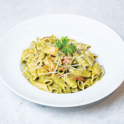 Shrimp Pesto Pasta