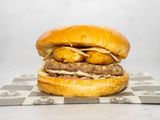 Beef Burger And Mushroom Sandwich