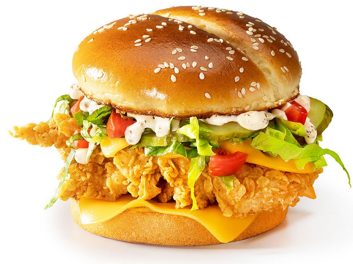 Zinger Lux sandwich