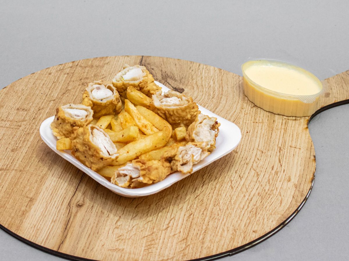 Crispy Chicken Potato Dish