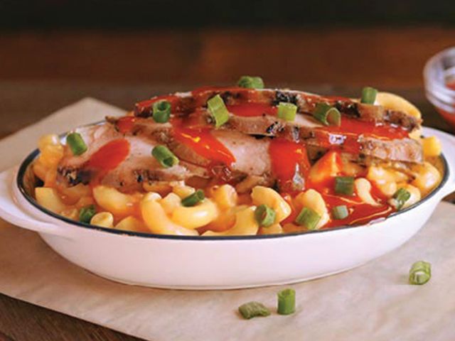 Buffalo Chicken Mac Stack