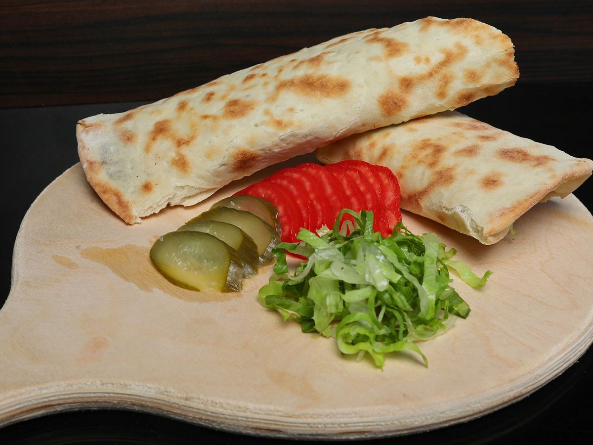 Chicken on Dough Manoucheh