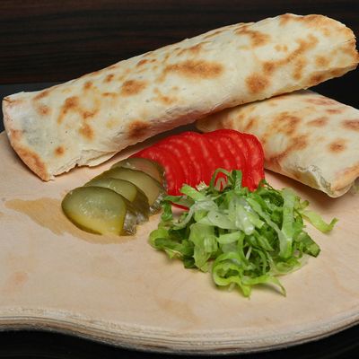 Chicken on Dough  Manoucheh
