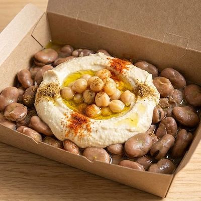 Foul with Hummus Box
