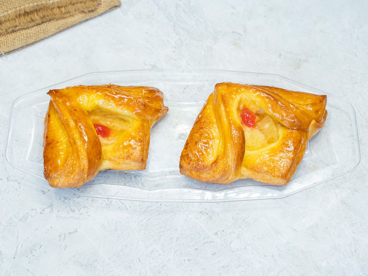 Fruit Danish And Custard