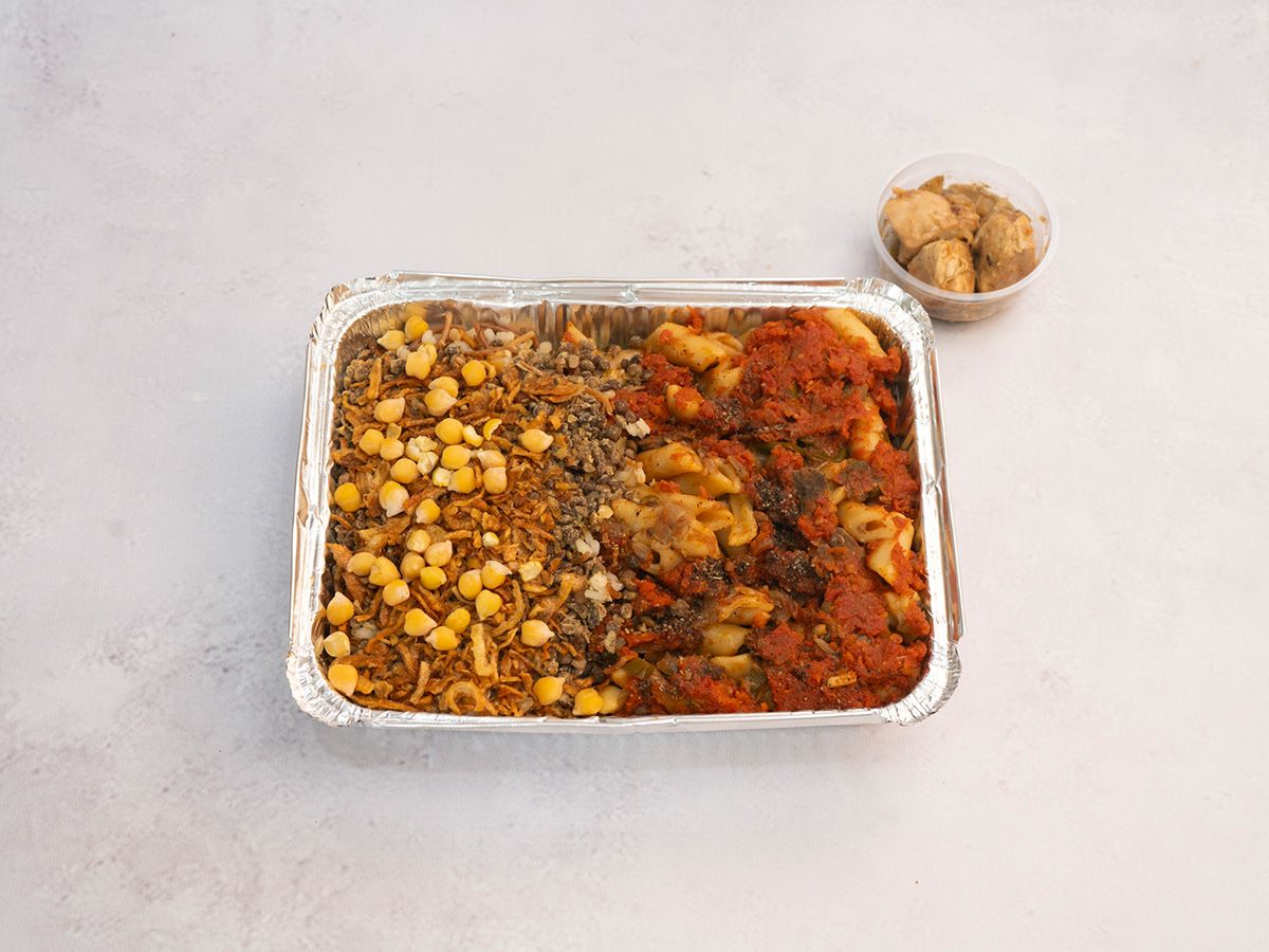 Koshari Dish And Chicken Casserole