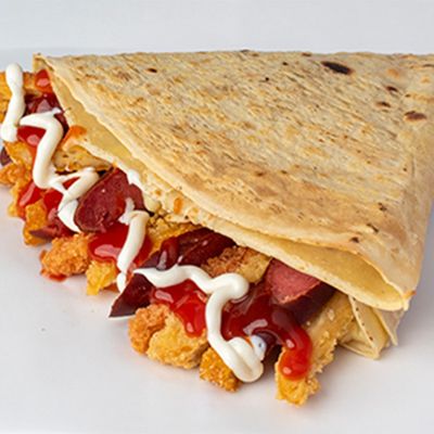 crispy and Hot Dog crepe