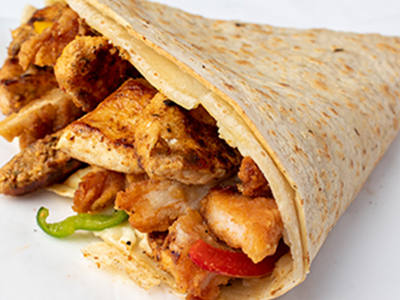 Chicken Burger Crepe