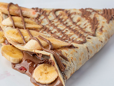 Nutella Chocolate With Banana Crepe