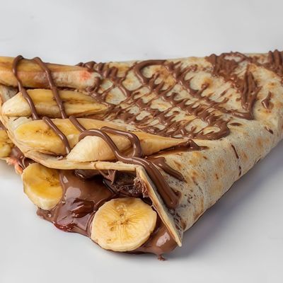 Chocolate And Banana Crepe