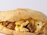 Oriental Sausage With Eggs Sandwich
